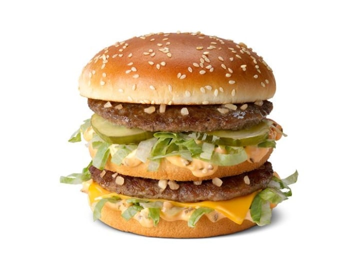 A McDonalds big mac.