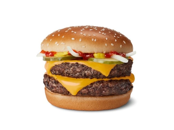 A McDonalds Double Quarter Pounder with Cheese.