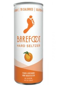 A can of Barefoot Hard Seltzer.