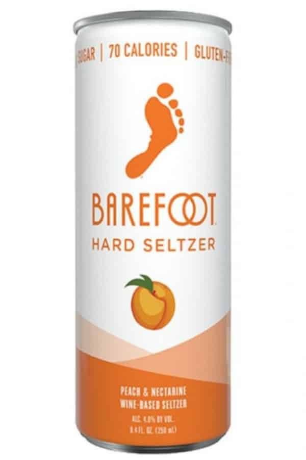 A can of Barefoot Hard Seltzer.