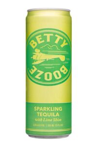 a can of Betty Booze sparkling tequila.