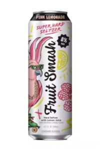 A can of Fruit Smash Super Hard Seltzer.