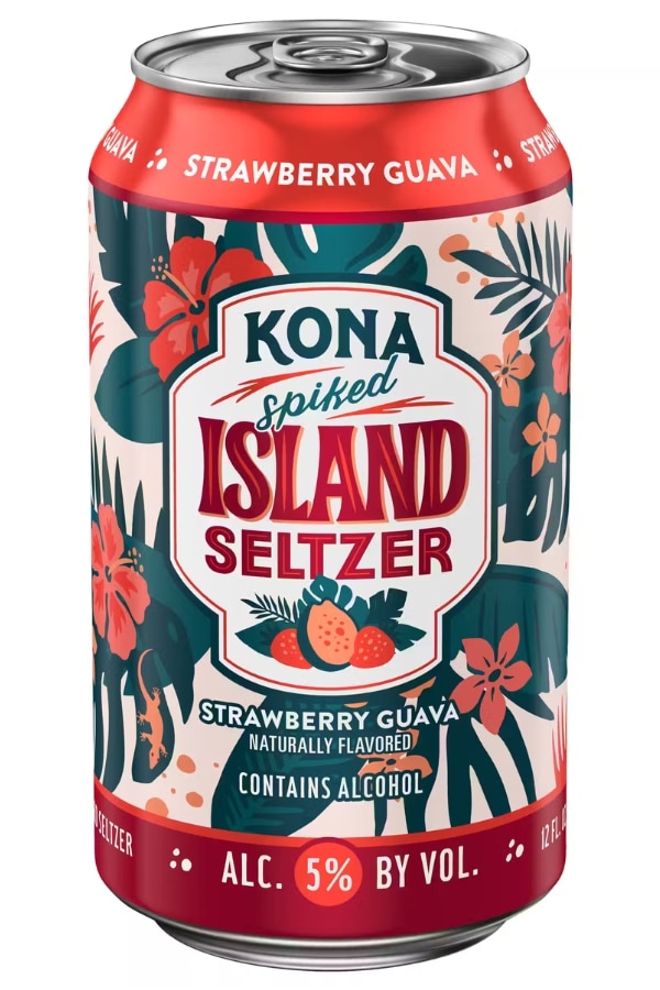 A can of Kona Spiked Island Seltzer.