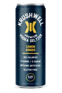 A can of Krushwell Vodka Seltzer.