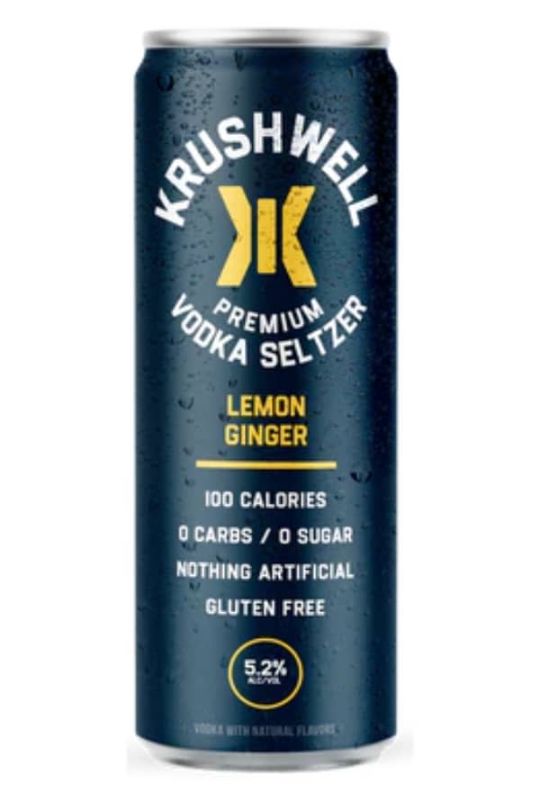 A can of Krushwell Vodka Seltzer.