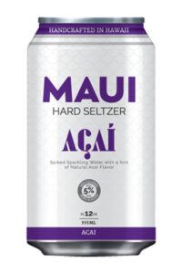A can of Maui Hard Seltzer.