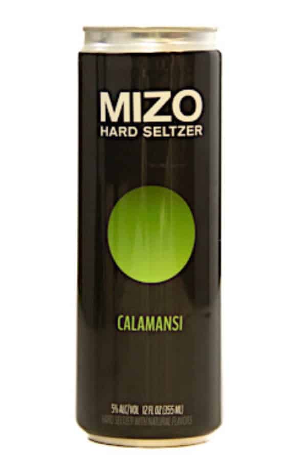 A can of Mizo Hard Seltzer.