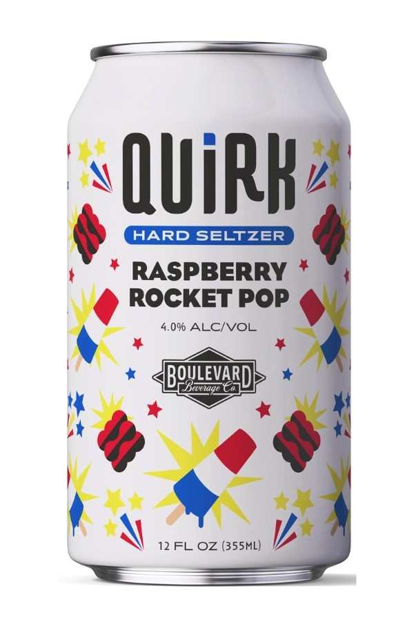 A can of Quirk Hard Seltzer.