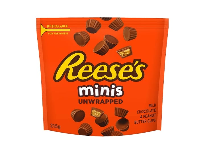 A bag of Reese's Minis.