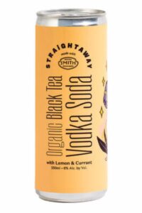 A can of Straightaway Tea Vodka Soda.