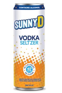 A can of Sunny D Vodka Seltzer.