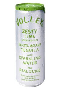 A can of Volley Tequila Seltzer.
