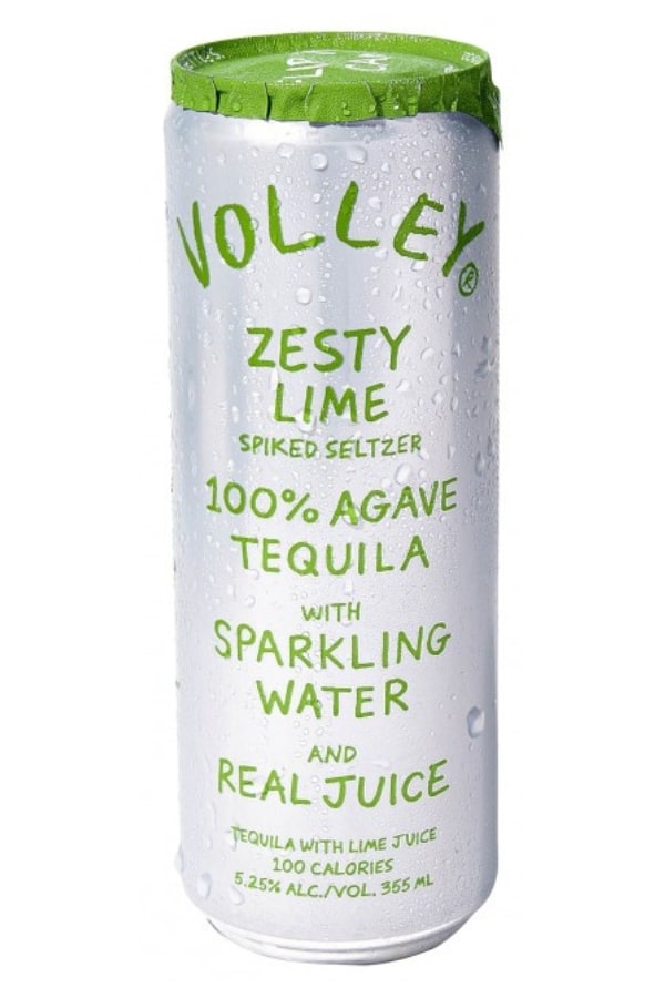 A can of Volley Tequila Seltzer.