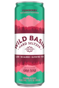 A can of Wild Basin Hard Seltzer.