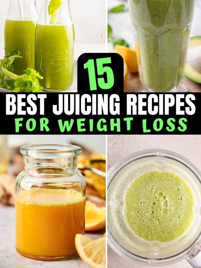A bunch of weight loss juices.