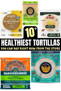 A bunch of healthy tortillas that you can buy from the grocery store.