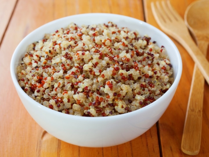 A bowl of quinoa.