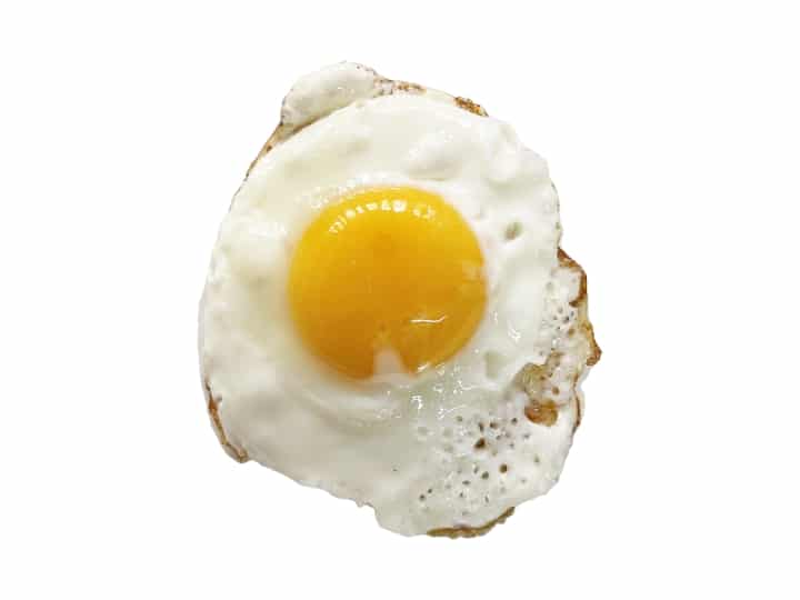 A fried egg.