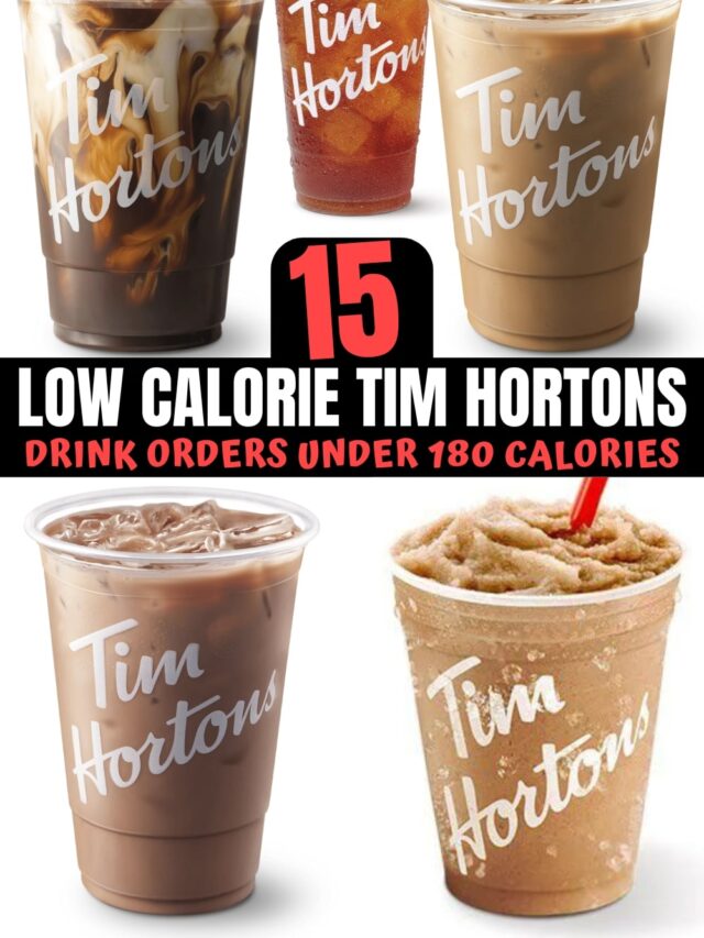 Tim Hortons Low Calorie Drinks