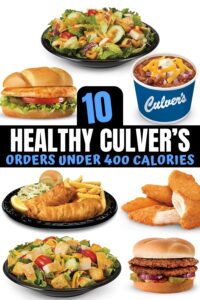 A bunch of healthy culvers options.