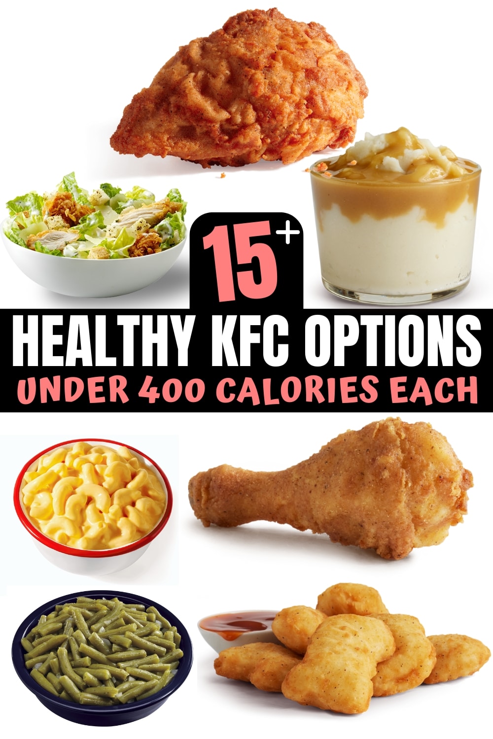 A bunch of healthy options from KFC.