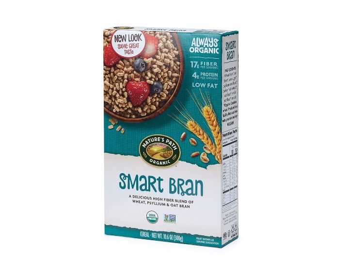 A box of smart bran cereal.
