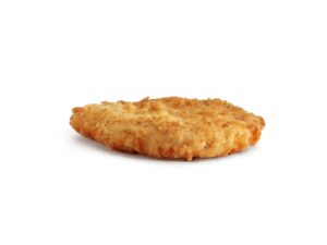 A crispy chicken breast fillet.