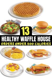 A bunch of healthy waffle house waffle options.