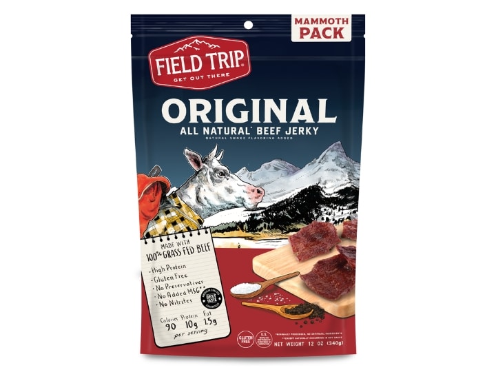A bag of Field Trip Jerky.