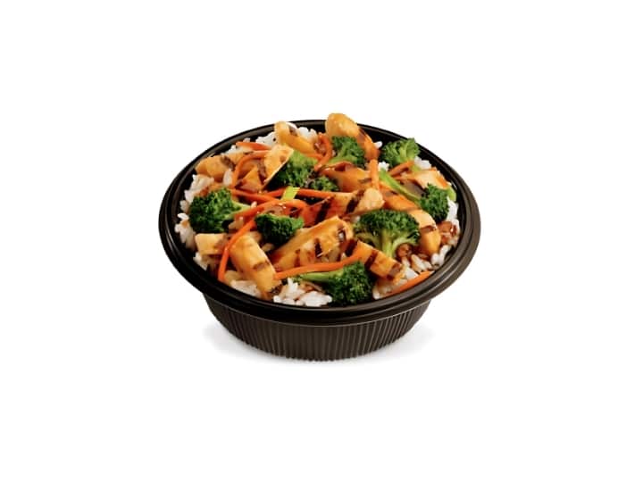 A chicken teriyaki bowl.