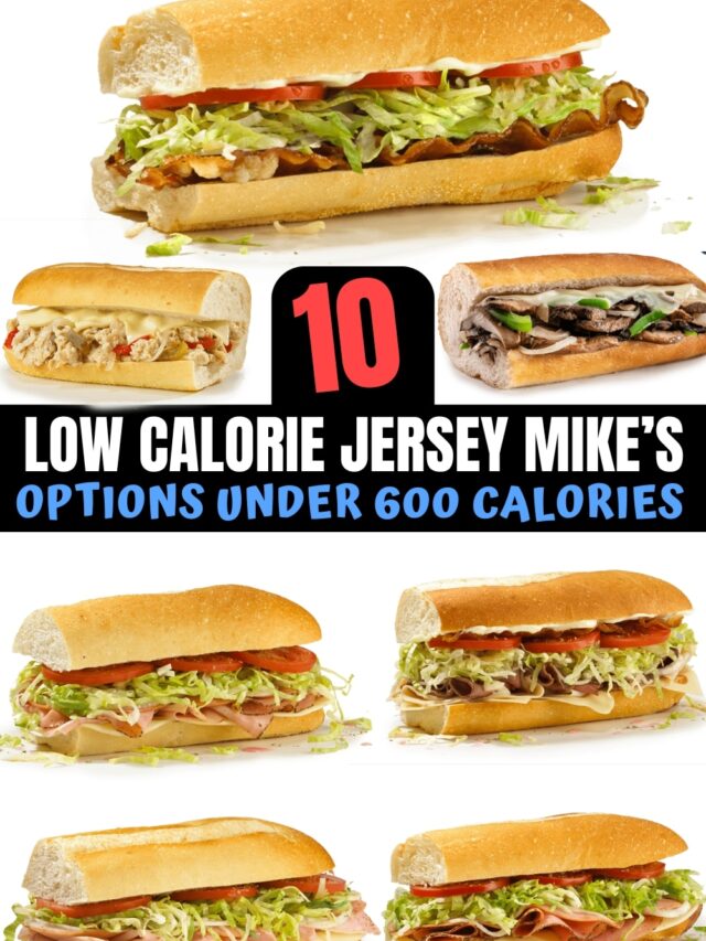 A bunch of low calorie healthy Jersey Mike's subs.