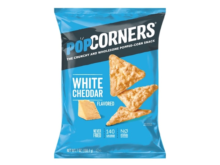 An image of a bag of Popcorners in White Cheddar on a white background.