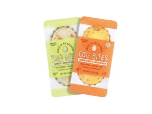 An image of a Trader Joe's egg bites on a white background