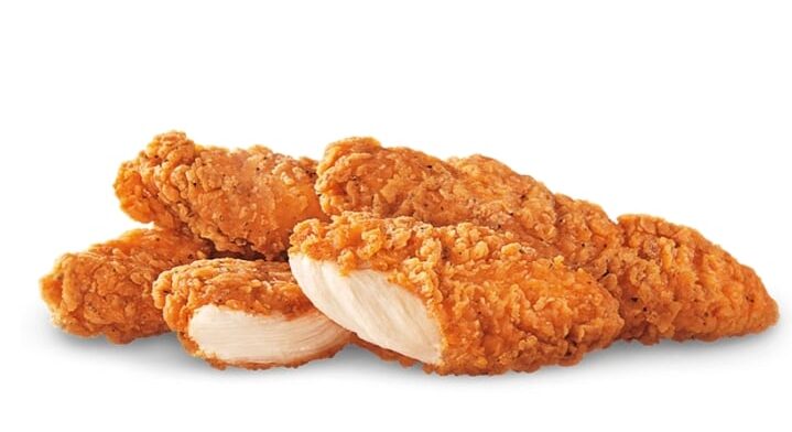 An image of Culver's Buffalo Chicken Tenders on a white background.