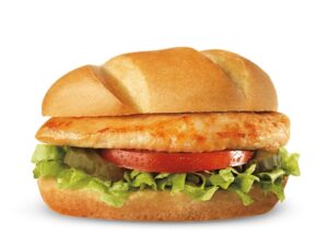 An image of Culver's Grilled Chicken Sandwich on a white background.