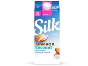 Silk Unsweetened Almond and Coconut milk
