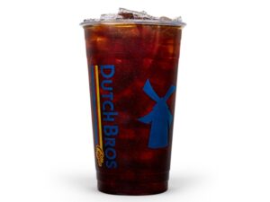 Dutch bros cold brew coffee.