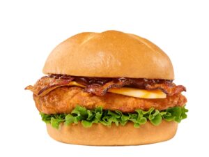 A Chick-fil-A smokehouse BBQ bacon sandwich